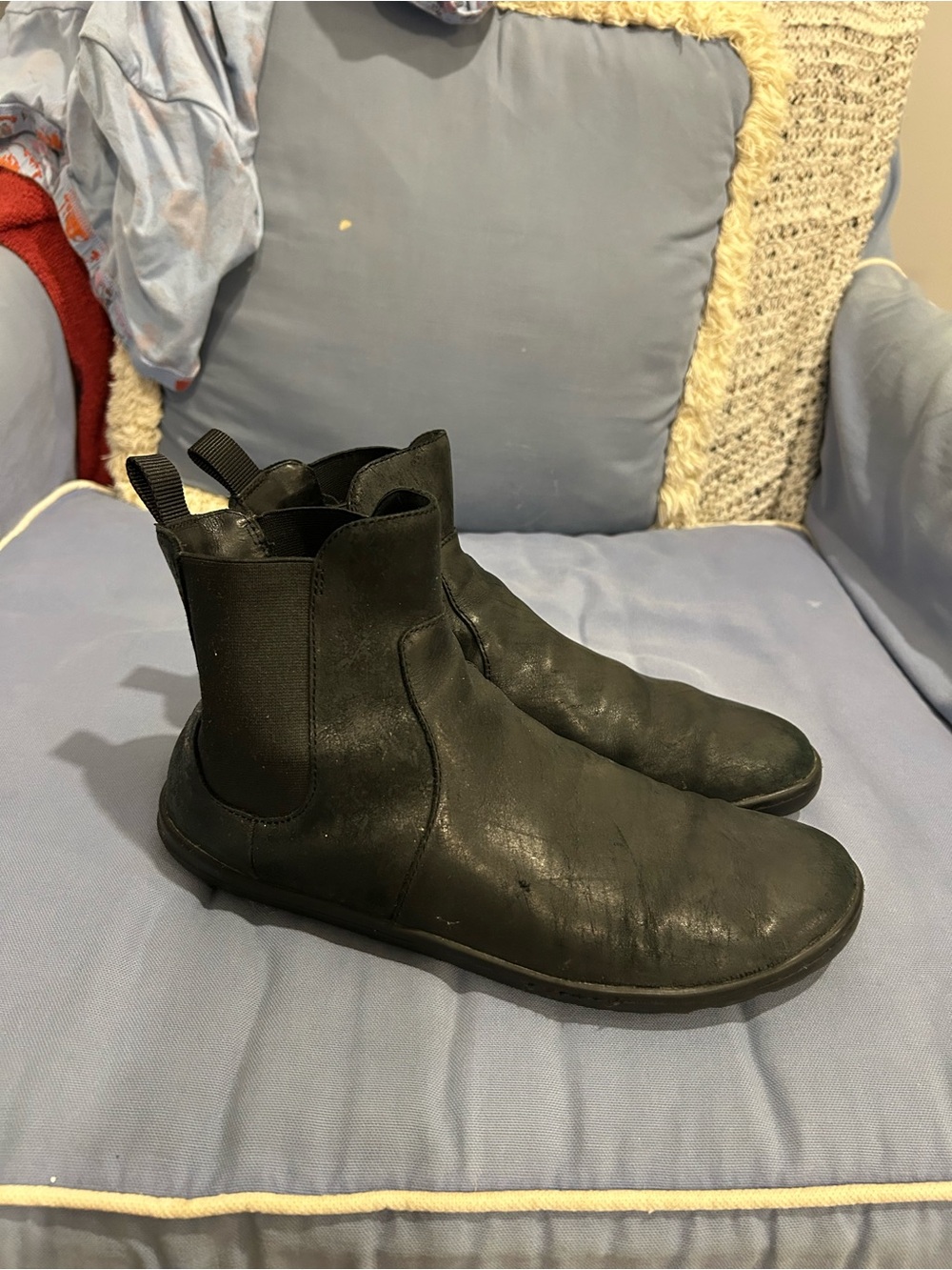 Vivobarefoot Black Chelsea Boots - Classic Slip-On Ankle Boots